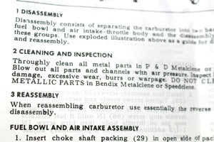 Zenith Carburetor Kit fits Wisconsin VE4 VF4 TE VD4 TF AENS replaces LQ38  P81