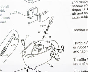 Carburetor Kit fits Cockshutt Plow 20 tractor engine TSX480 TSX520 TSX531  F20